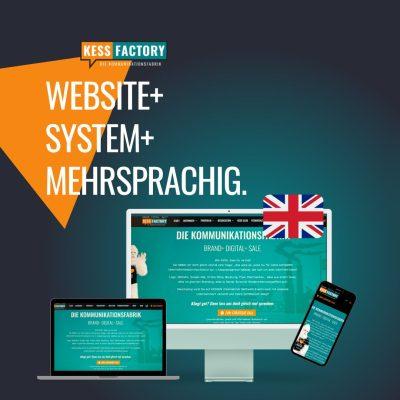 KESS Website System Mehrsprachig