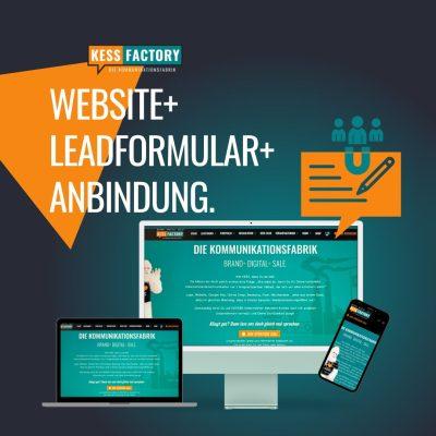 Website Leadformular