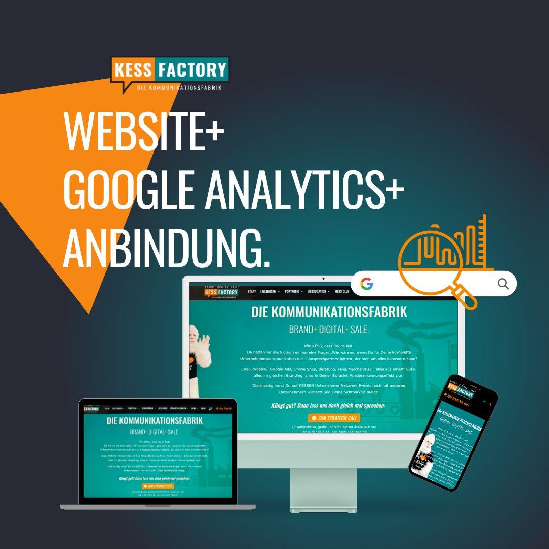 Google Analytics Website Anbindung