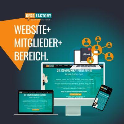 Website Mitgliederbereich