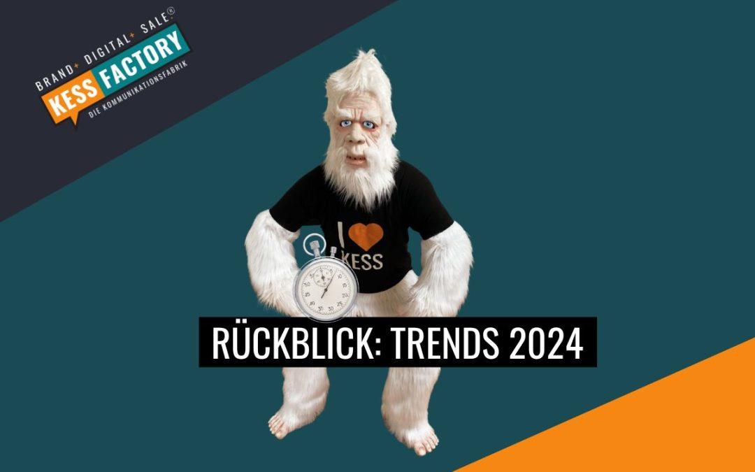 Marketing-Trends 2024: Ein Blick zurück auf die wichtigsten Entwicklungen