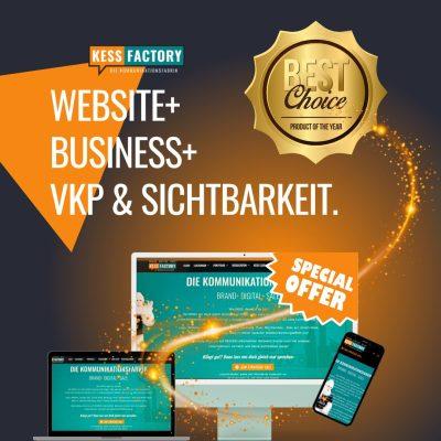 Website Business Paket Verkaufspsychologie und Sichtbarkeit