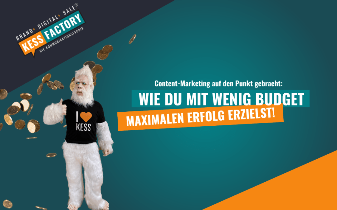 Content-Marketing auf den Punkt gebracht: Wie Du mit wenig Budget maximalen Erfolg erzielst!