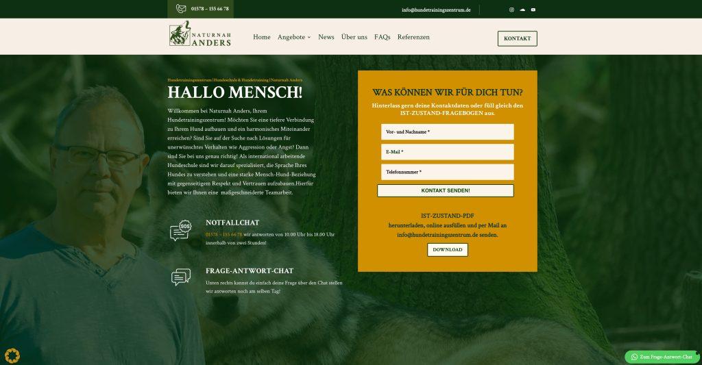 Naturnah Anders Hundetrainingszentrum