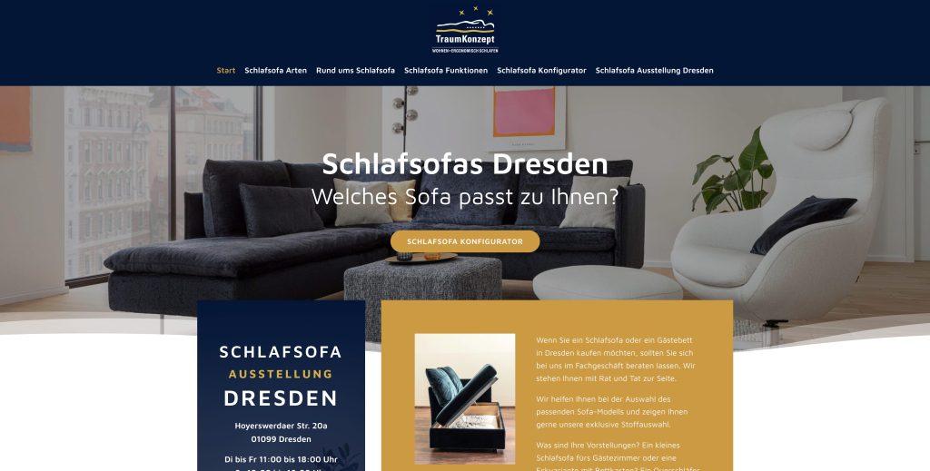 Traumkonzept Schlafsofas Dresden