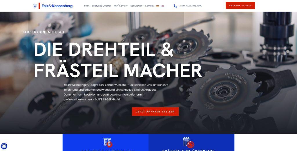 Falz und Kannenberg Drehteil und Frästeil Macher